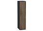 Шкаф верхний бутылочница Флэт Brown Casella Oak 2S/Graphite 920*200*318