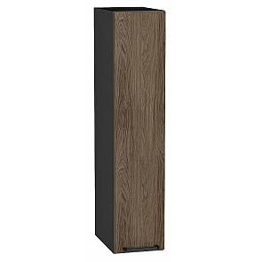 Шкаф верхний бутылочница Флэт Brown Casella Oak 2S/Graphite 920*200*318