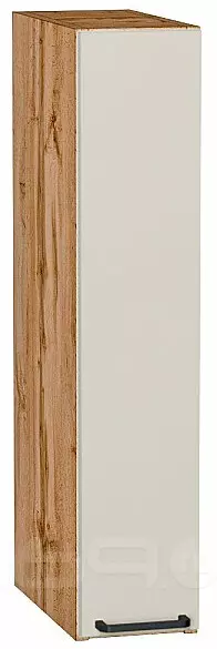 Шкаф верхний бутылочница Флэт Cashmere In 2S/Дуб Вотан 716*150*318