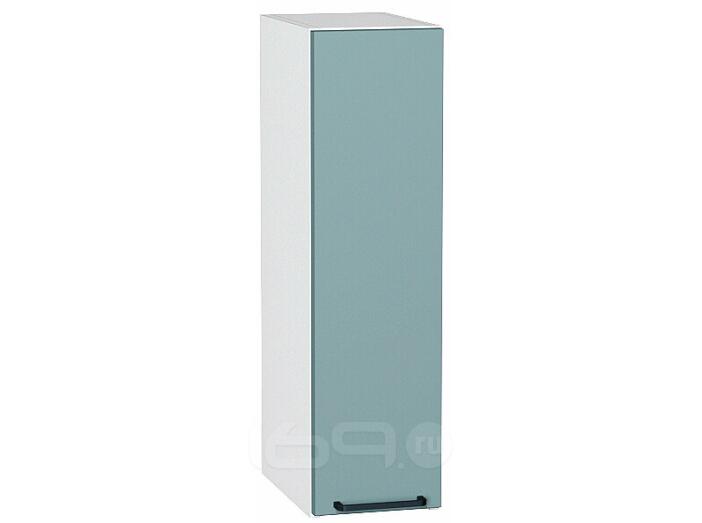 Шкаф верхний бутылочница Флэт Grey-green In 2S/Белый 716*200*318