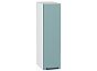 Шкаф верхний бутылочница Флэт Grey-green In 2S/Белый 716*200*318