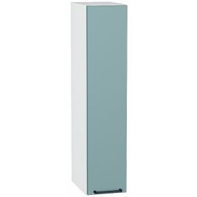 Шкаф верхний бутылочница Флэт Grey-green In 2S/Белый 920*200*318