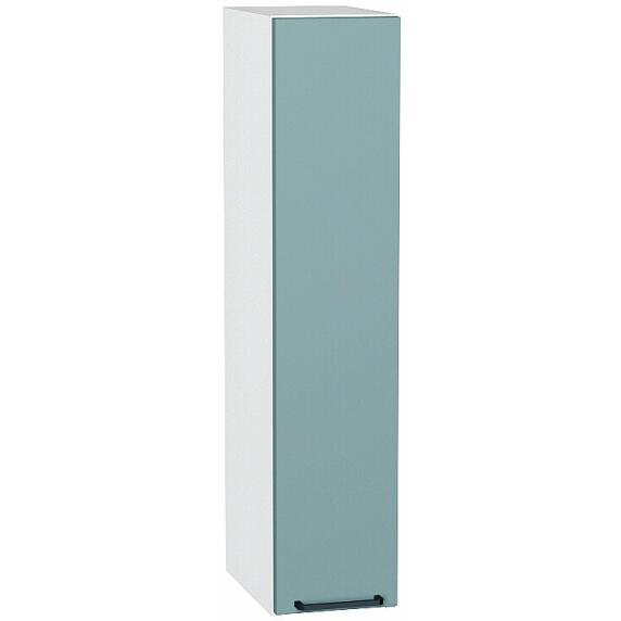 Шкаф верхний бутылочница Флэт Grey-green In 2S/Белый 920*200*318
