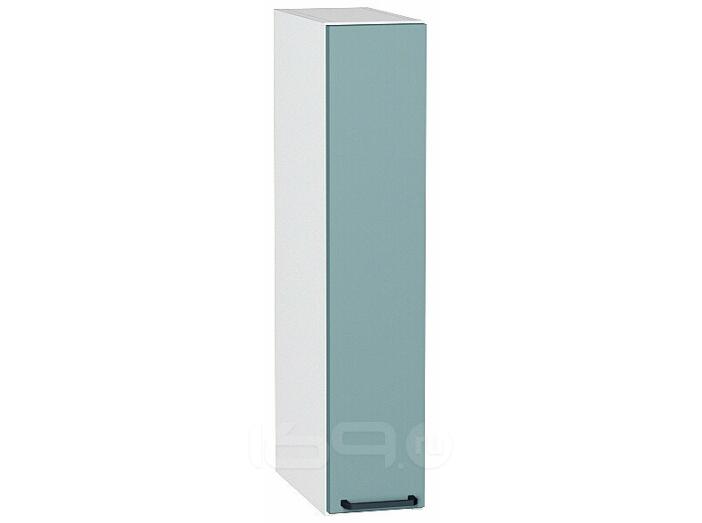Шкаф верхний бутылочница Флэт Grey-green In 2S/Белый 716*150*318