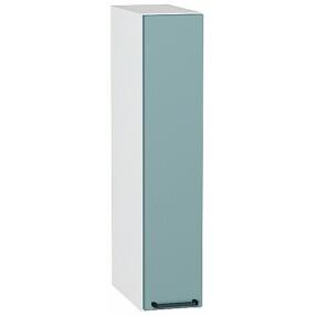 Шкаф верхний бутылочница Флэт Grey-green In 2S/Белый 716*150*318