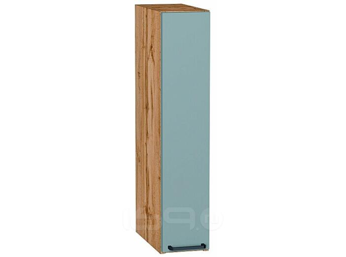 Шкаф верхний бутылочница Флэт Grey-green In 2S/Дуб Вотан 716*150*318