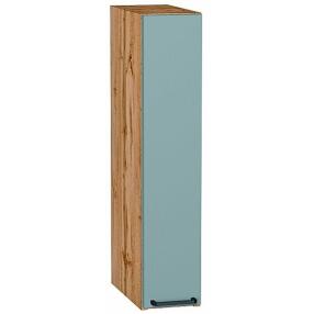 Шкаф верхний бутылочница Флэт Grey-green In 2S/Дуб Вотан 716*150*318
