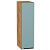 Шкаф верхний бутылочница Флэт Grey-green In 2S/Дуб Вотан 716*200*318