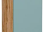 Шкаф верхний бутылочница Флэт Grey-green In 2S/Дуб Вотан 716*200*318
