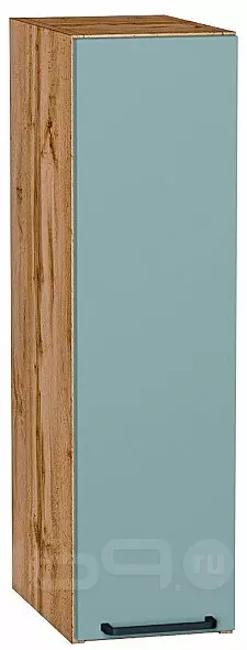 Шкаф верхний бутылочница Флэт Grey-green In 2S/Дуб Вотан 716*200*318