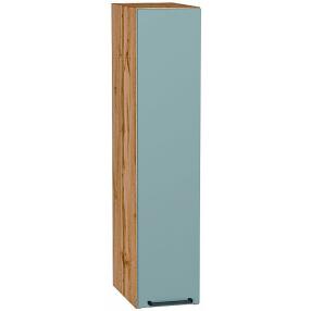 Шкаф верхний бутылочница Флэт Grey-green In 2S/Дуб Вотан 920*200*318
