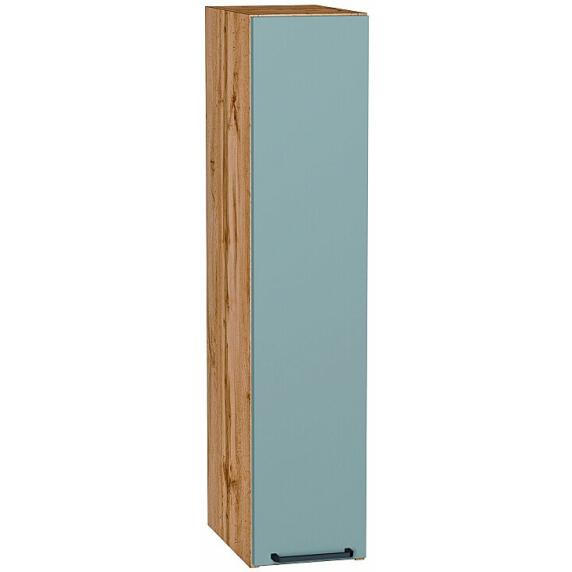 Шкаф верхний бутылочница Флэт Grey-green In 2S/Дуб Вотан 920*200*318