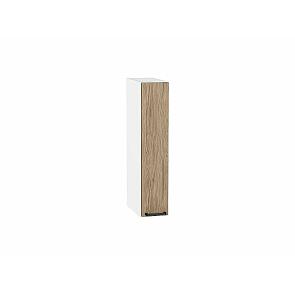 Шкаф верхний бутылочница Флэт Natural Casella Oak 2S/Белый 716*150*318