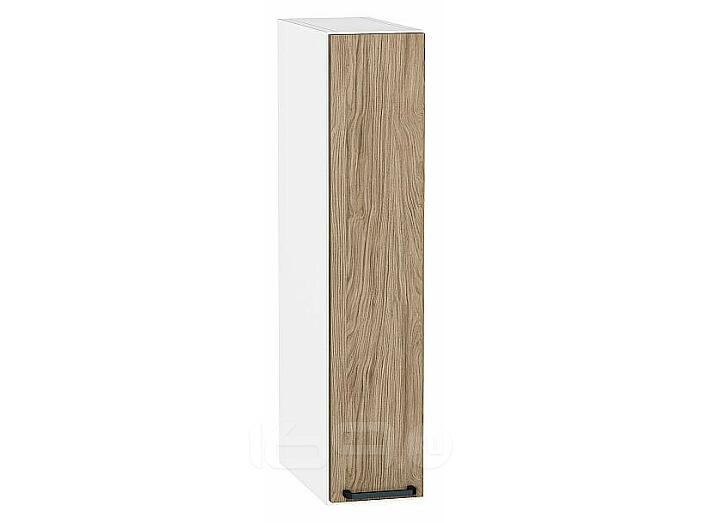 Шкаф верхний бутылочница Флэт Natural Casella Oak 2S/Белый 716*150*318