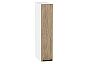 Шкаф верхний бутылочница Флэт Natural Casella Oak 2S/Белый 716*150*318