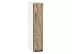 Шкаф верхний бутылочница Флэт Natural Casella Oak 2S/Белый 716*150*318