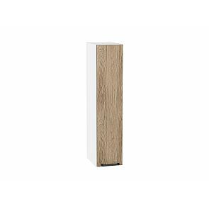Шкаф верхний бутылочница Флэт Natural Casella Oak 2S/Белый 920*200*318