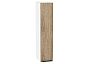 Шкаф верхний бутылочница Флэт Natural Casella Oak 2S/Белый 920*200*318