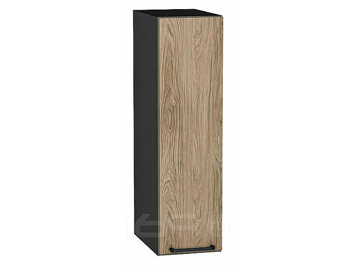 Шкаф верхний бутылочница Флэт Natural Casella Oak 2S/Graphite 716*200*318