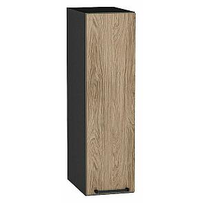 Шкаф верхний бутылочница Флэт Natural Casella Oak 2S/Graphite 716*200*318