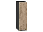 Шкаф верхний бутылочница Флэт Natural Casella Oak 2S/Graphite 716*200*318