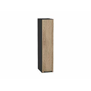 Шкаф верхний бутылочница Флэт Natural Casella Oak 2S/Graphite 920*200*318