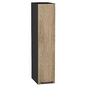 Шкаф верхний бутылочница Флэт Natural Casella Oak 2S/Graphite 920*200*318