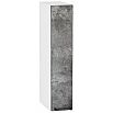 tumb 1 - Шкаф верхний бутылочница Флэт Temple Stone 2S/Белый 716*150*318