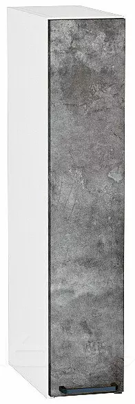 Шкаф верхний бутылочница Флэт Temple Stone 2S/Белый 716*150*318