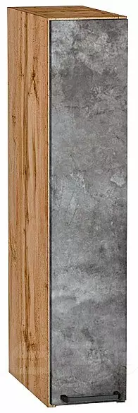 Шкаф верхний бутылочница Флэт Temple Stone 2S/Дуб Вотан 716*150*318