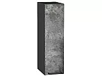 Шкаф верхний бутылочница Флэт Temple Stone 2S/Graphite 716*200*318
