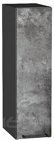 Шкаф верхний бутылочница Флэт Temple Stone 2S/Graphite 716*200*318