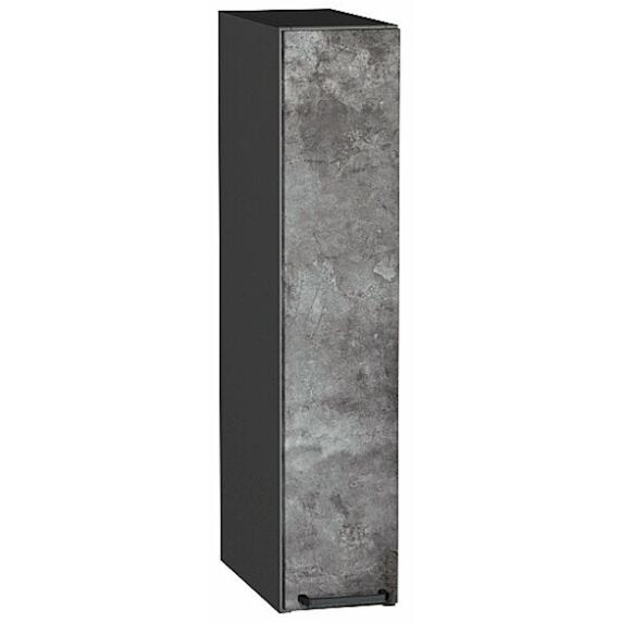 Шкаф верхний бутылочница Флэт Temple Stone 2S/Graphite 716*150*318