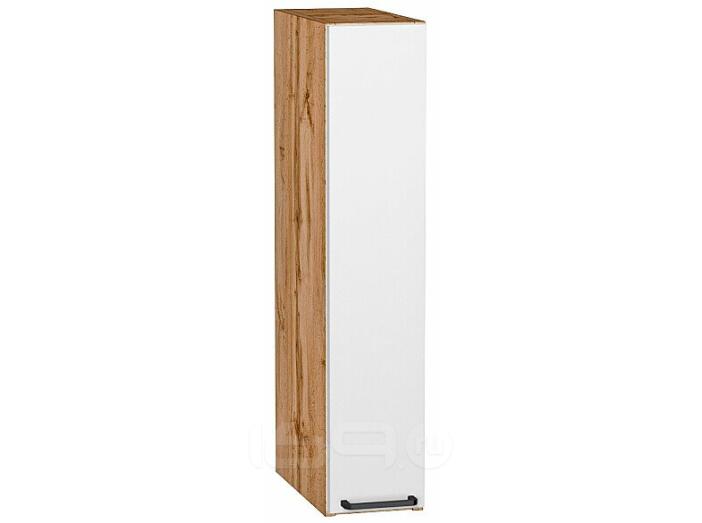 Шкаф верхний бутылочница Флэт White In 2S/Дуб Вотан 716*150*318