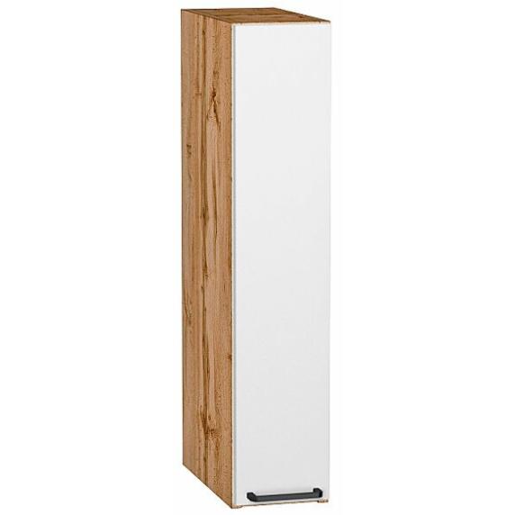 Шкаф верхний бутылочница Флэт White In 2S/Дуб Вотан 716*150*318