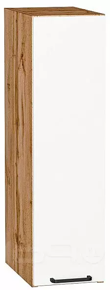 Шкаф верхний бутылочница Флэт White In 2S/Дуб Вотан 716*200*318