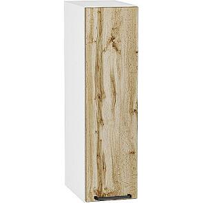 Шкаф верхний бутылочница Флэт Wotan Oak 2S/Белый 716*200*318