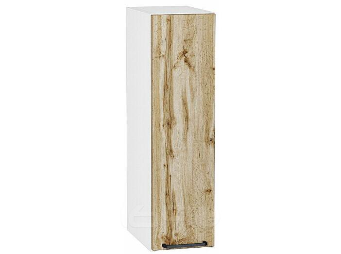 Шкаф верхний бутылочница Флэт Wotan Oak 2S/Белый 716*200*318