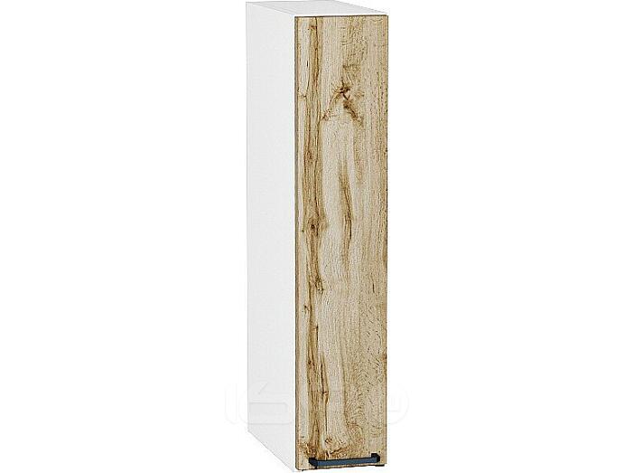 Шкаф верхний бутылочница Флэт Wotan Oak 2S/Белый 716*150*318