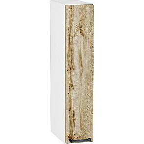 Шкаф верхний бутылочница Флэт Wotan Oak 2S/Белый 716*150*318