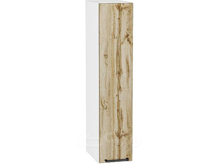 Шкаф верхний бутылочница Флэт Wotan Oak 2S/Белый 920*200*318