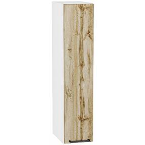 Шкаф верхний бутылочница Флэт Wotan Oak 2S/Белый 920*200*318