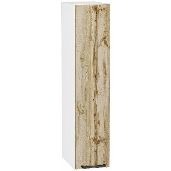 Шкаф верхний бутылочница Флэт Wotan Oak 2S/Белый 920*200*318