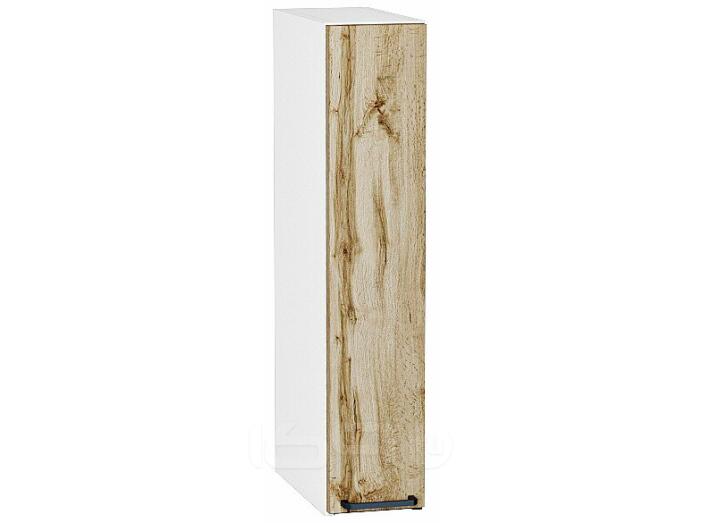 Шкаф верхний бутылочница Флэт Wotan Oak 2S/Белый 716*150*318