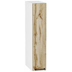Шкаф верхний бутылочница Флэт Wotan Oak 2S/Белый 716*150*318