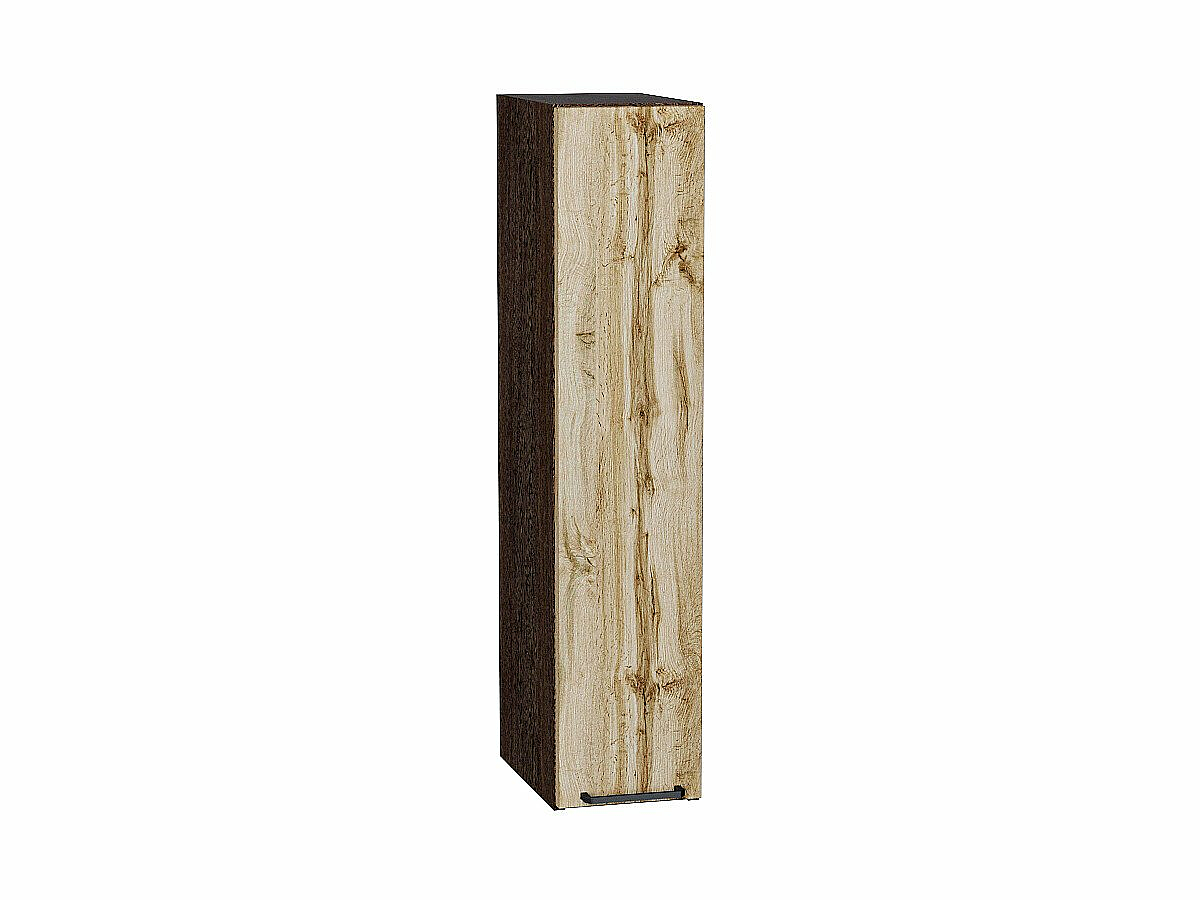 Шкаф верхний бутылочница Флэт Wotan Oak 2S/Графит 920*200*318