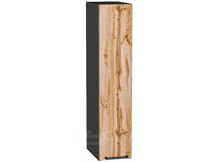Шкаф верхний бутылочница Флэт Wotan Oak 2S/Graphite 920*200*318