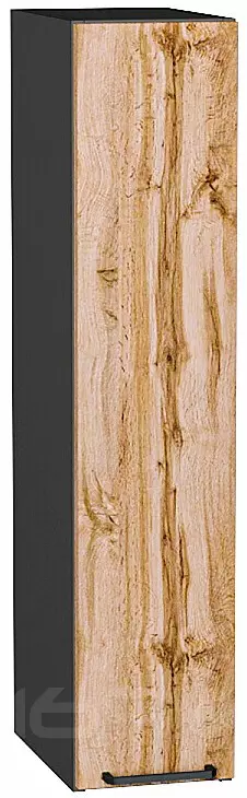 Шкаф верхний бутылочница Флэт Wotan Oak 2S/Graphite 920*200*318