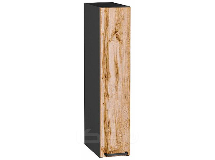 Шкаф верхний бутылочница Флэт Wotan Oak 2S/Graphite 716*150*318