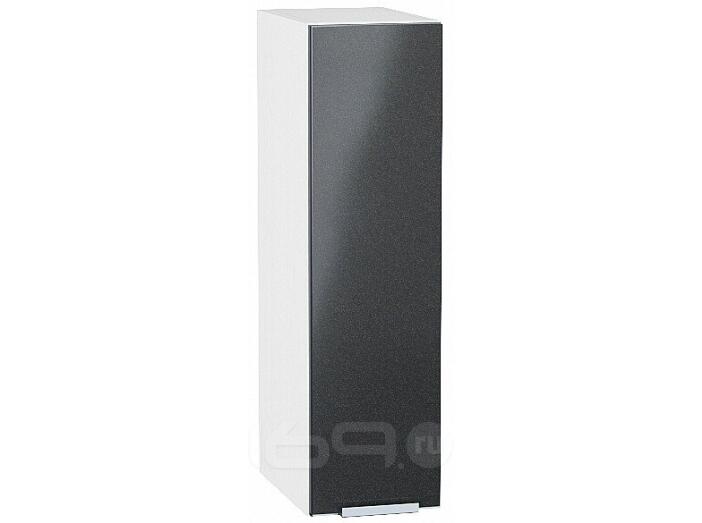 Шкаф верхний бутылочница Фьюжн Anthracite Белый 716*200*320